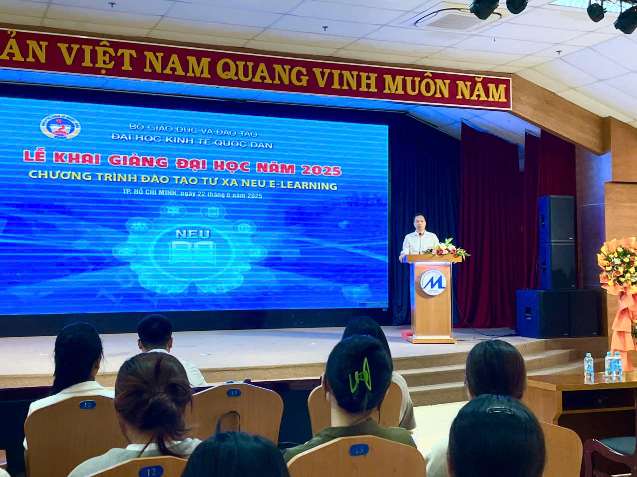 le khai giang chuong trinh dao tao tu xa neu e-learning dot 4 nam 2025 tai khu vuc mien nam