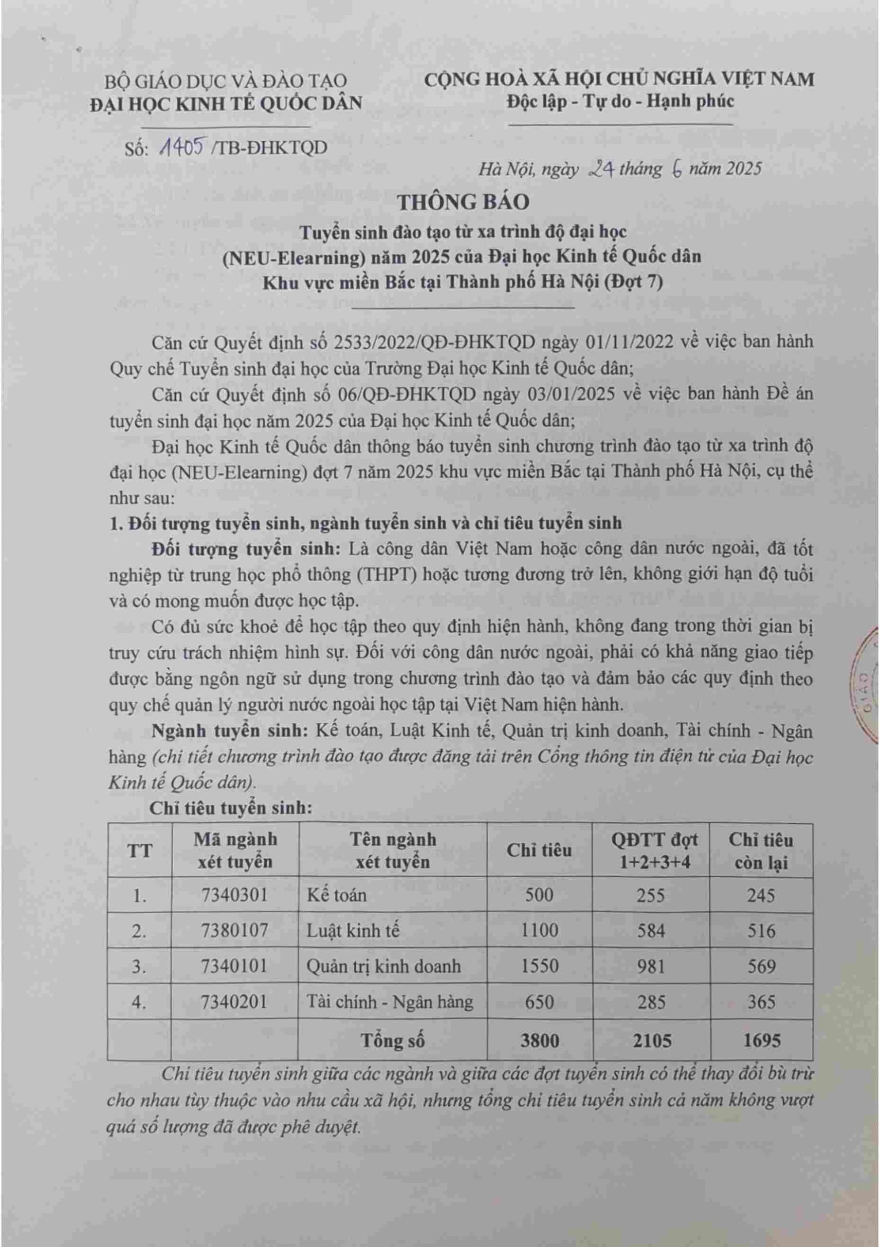 TB Tuyen sinh D7.2025 (HN)